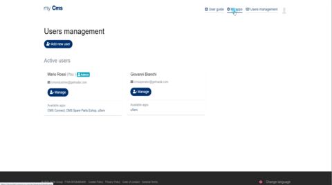 MyCms: Key Roles