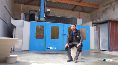 Sarl Bouneou and CMS: stone fabrication, a combination of passion, tradition and technology