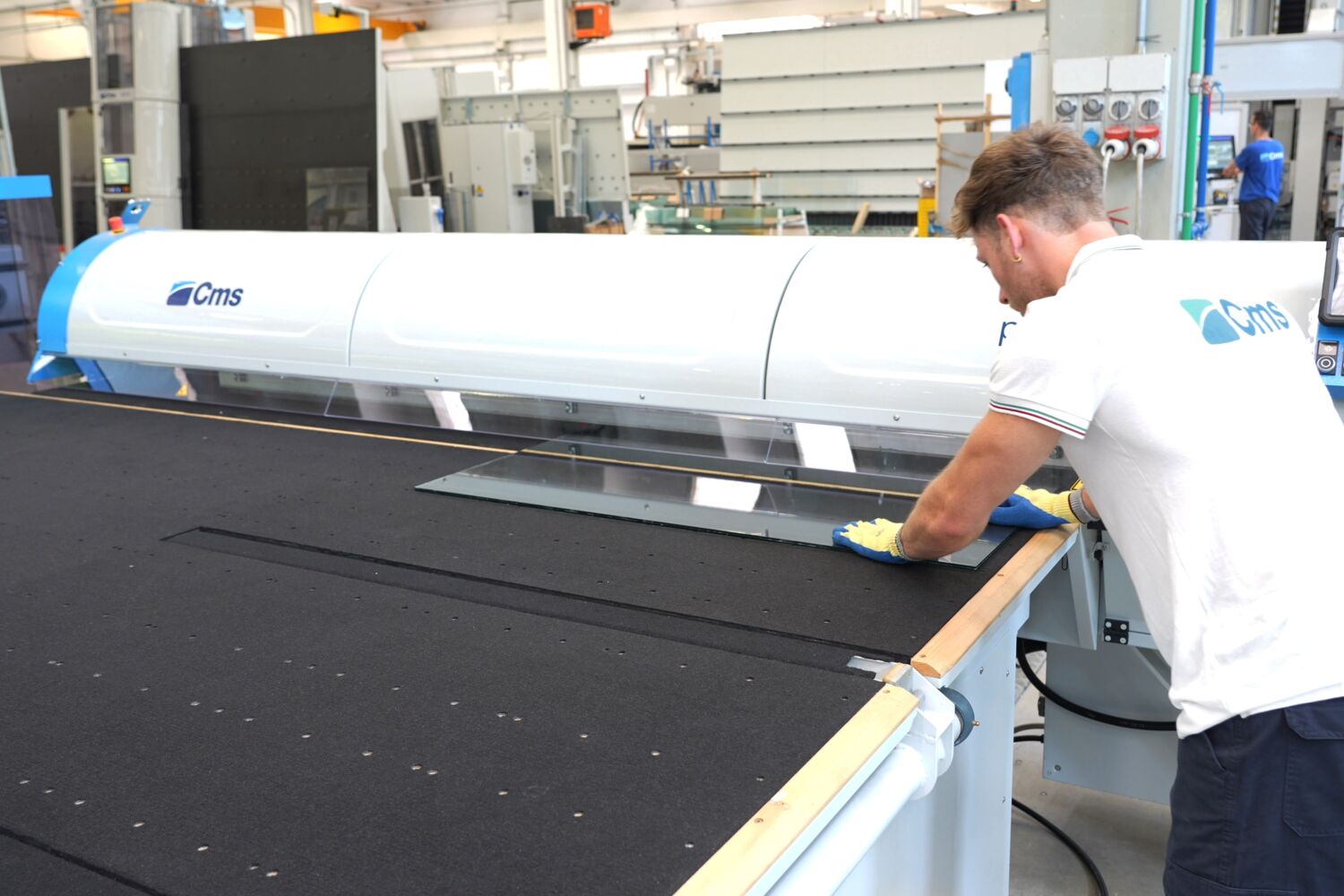 CMS proxima: die einfache und kompakte horizontale Trockensäummaschine